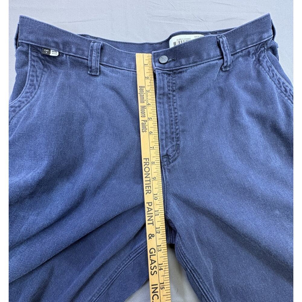 Carhartt FR Flame Resistant Cat 2 2112 Blue Work Pants Men’s 36x32 - Picture 6 of 12